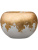 Кашпо Luxe lite glossy globe white-gold - Фото 1