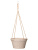 Подвесное кашпо Fibrics bamboo hanging basket sand (per 12 pcs.) - Фото 1