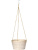 Подвесное кашпо Fibrics bamboo hanging basket rib sand (per 12 pcs.) - Фото 1