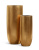 Кашпо EFFECTORY METALL высокий округлый конус сусальное золото - Фото 1