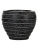 Кашпо Capi nature row vase taper round ii black - Фото 1