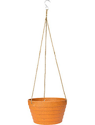 Подвесное кашпо Fibrics bamboo hanging basket rib terra (per 12 pcs.)