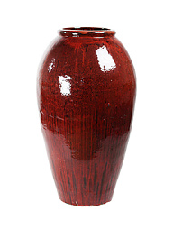 Ваза Mystic balloon vase red black