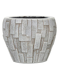 Кашпо Capi nature stone vase taper round iii ivory