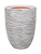 Кашпо Capi nature rib nl vase vase elegant low ivory - Фото 1