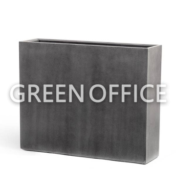 Кашпо EFFECTORY BETON высокий девайдер темно-серый бетон - Фото 1
