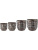 Кашпо Indoor pottery pot linske copper (комплект из 4 шт.) - Фото 1