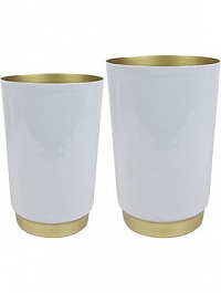 Кашпо Indoor pottery vase minou light blue (s2, per 2 шт.)