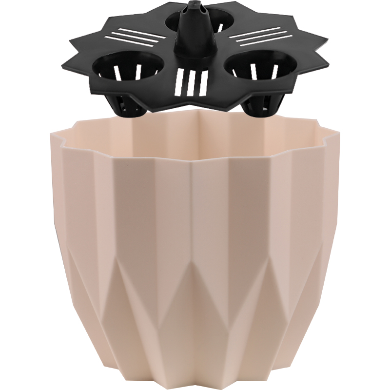 Кашпо Геометрия (Пудровый)_