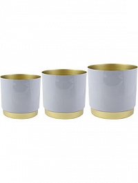 Кашпо Indoor pottery pot minou light blue (s3, per 2 шт.)