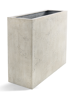 Кашпо Grigio divider antique white-concrete