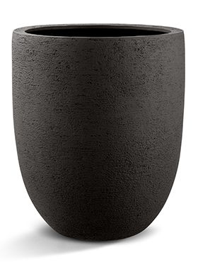 Кашпо Struttura tall egg pot dark brown