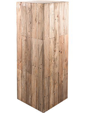 Пьедестал Marrone high pillar dark flame wood