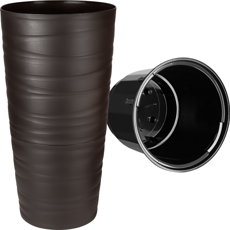 Кашпо Урбан высокое (коричневый)_2
