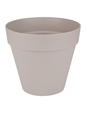 Кашпо Loft urban warm grey round