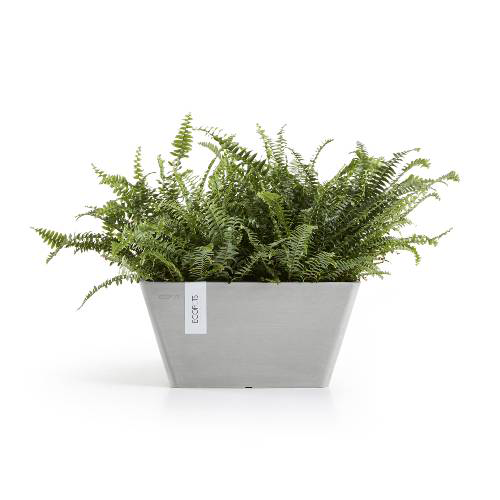 Кашпо Экопотс Берлин (3шт) светло-серый на подставке_1