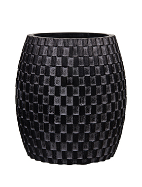 Кашпо Capi nature vase elegant wide i wave black