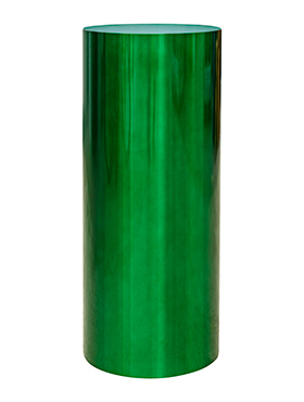 Кашпо Superline pilaro on ring transparent green