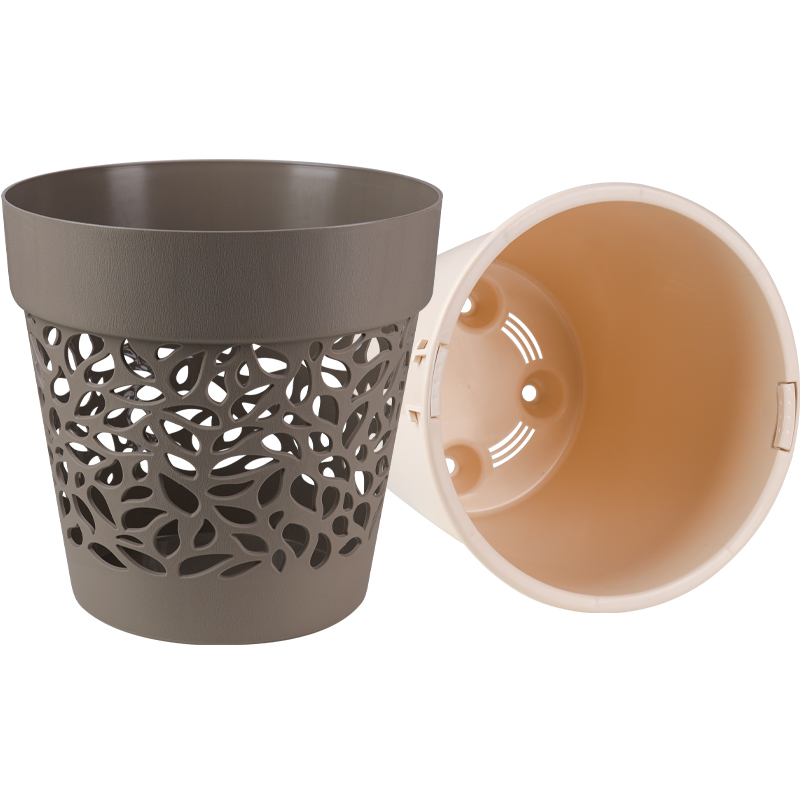 Кашпо Лепесток Мокачино/Пудра_