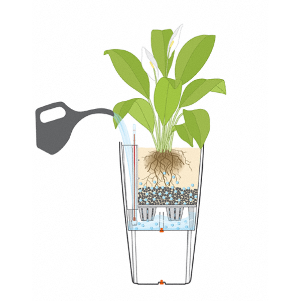 Кашпо Лечуза Кубико Коттадж (мокко)_5