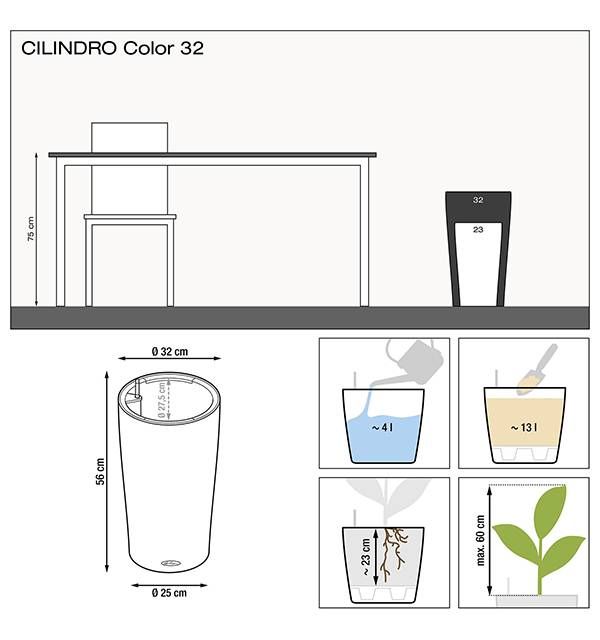 КАШПО Лечуза Цилиндро Колор (серый)_6