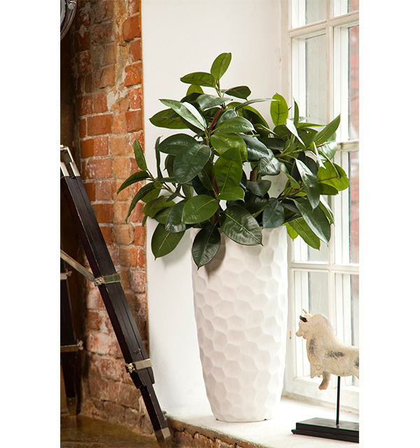 Кашпо Мозаик Ваза слоновая кость_2