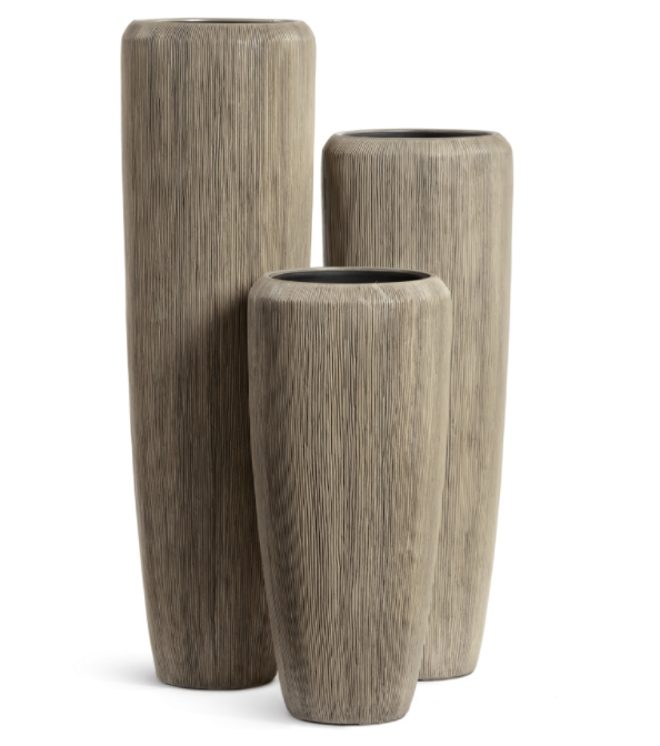 Кашпо Эффектори Вау Высокий конус Дизайн Капучино_