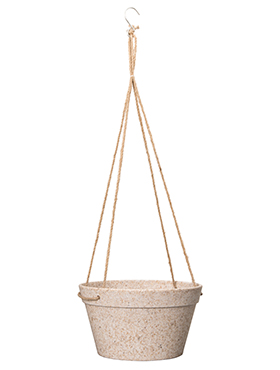 Подвесное кашпо Fibrics bamboo hanging basket sand (per 12 pcs.)