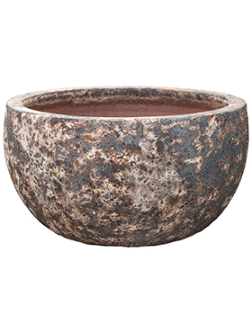 Кашпо Lava bowl relic rust metal