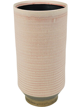 Кашпо Indoor pottery pot high suze pink (per 6 шт.)