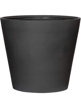 Кашпо Refined bucket volcano black