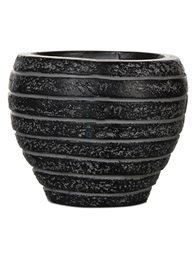 Кашпо Capi nature row vase taper round ii black