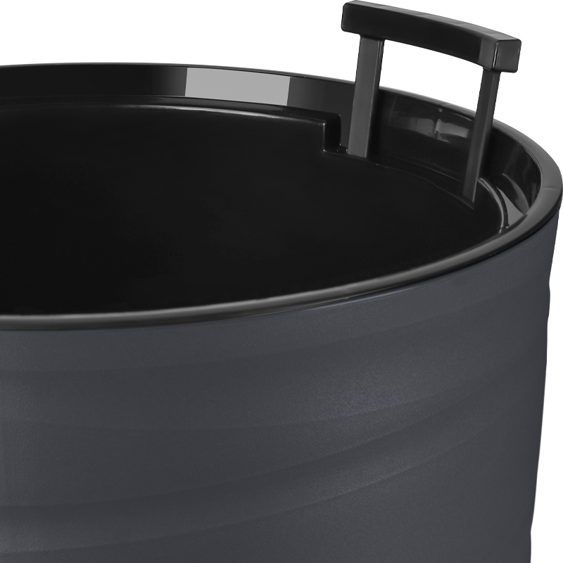 Кашпо Урбан среднее (антрацит)_