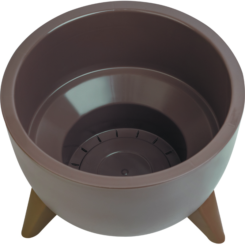 Кашпо Чаша на ножках (Мокачино)_