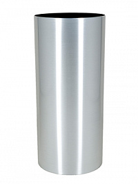 Кашпо Alure pilaro aluminium brushed lacquered высокое-широкое