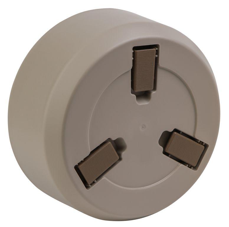 Кашпо Грация на ножках (Пудровый)_