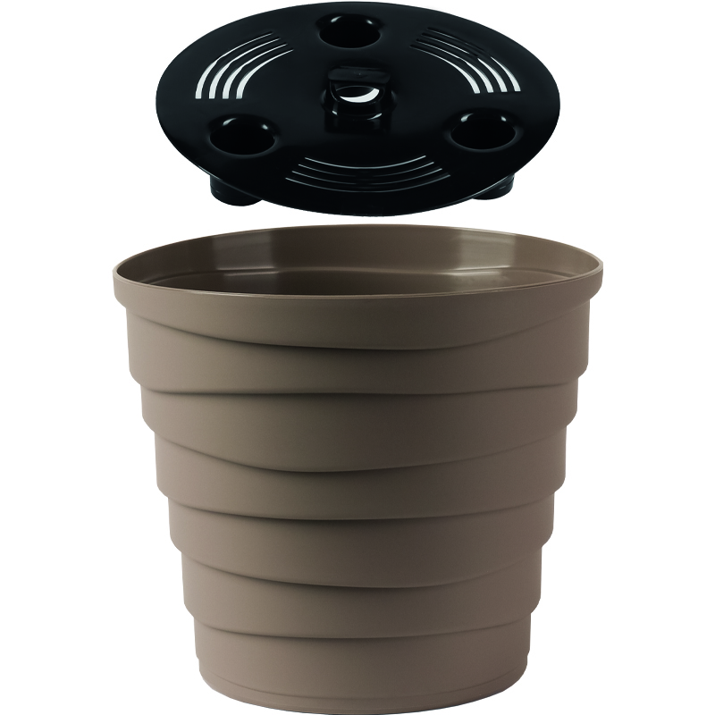 Кашпо Дюна со вторым дном (мокачино)_