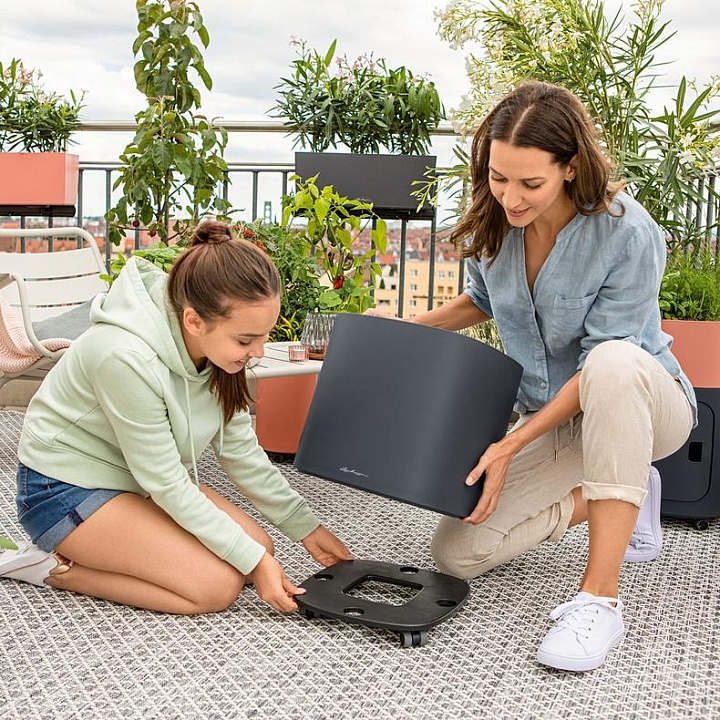 Кашпо Лечуза Пила Колор Плантер (пастельно-зеленый)_2