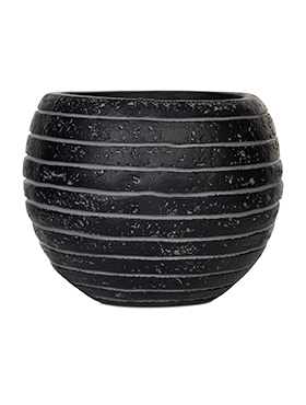 Кашпо Capi nature row vase ball iii black