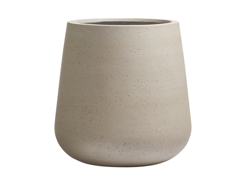 Кашпо Эрго Файн Рок Дизайн-чаша Белый песок_2