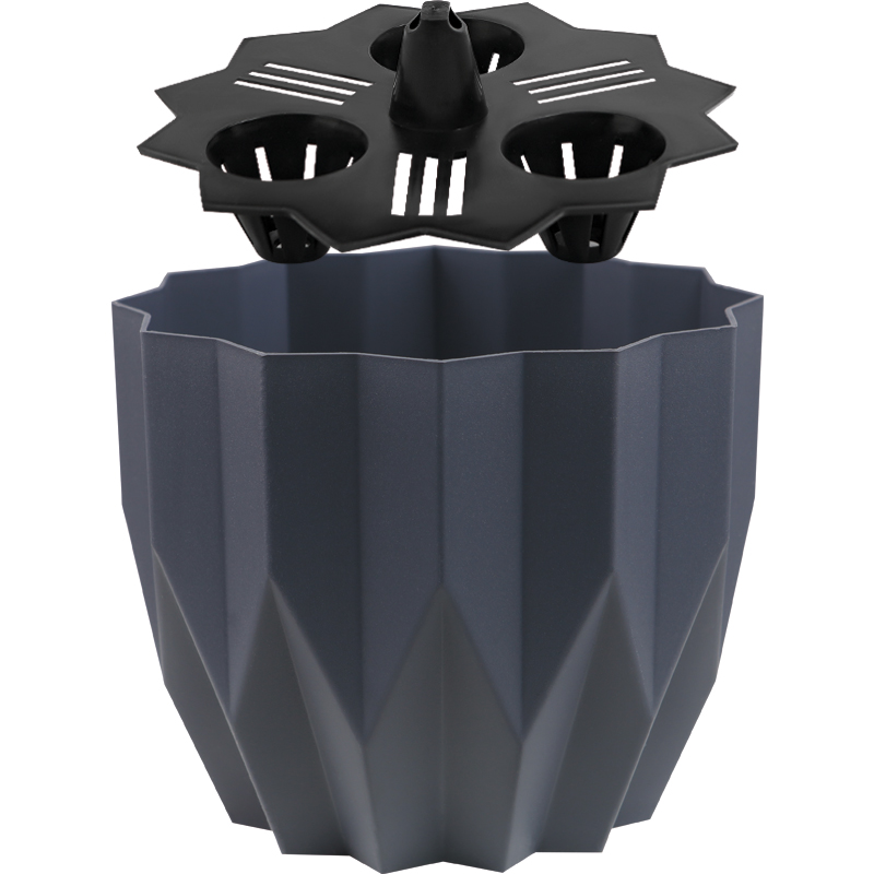 Кашпо Геометрия (Антрацит)_