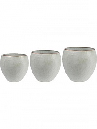 Кашпо Indoor pottery pot thomas white (s3)