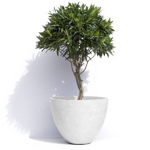 Кашпо Косапотс Лондон белое_