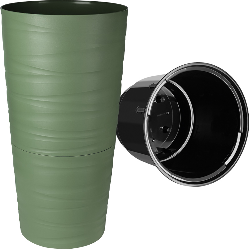 Кашпо Урбан высокое (оливковый)_1