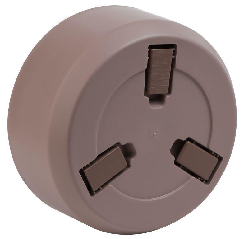 Кашпо Грация на ножках (Мокачино)_1