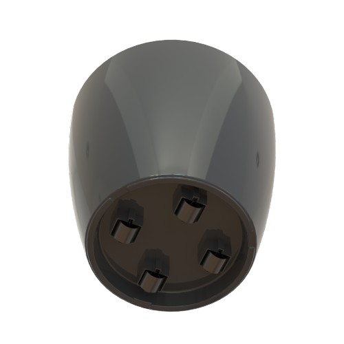 Кашпо Артевази Сан Ремо антрацит матовое комплект Все-в-одном с колесами_1