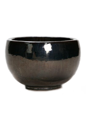 Кашпо Metal glaze bowl