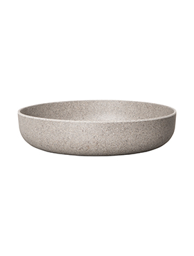 Кашпо Fibrics bamboo flat bowl grey (per 12 pcs.)