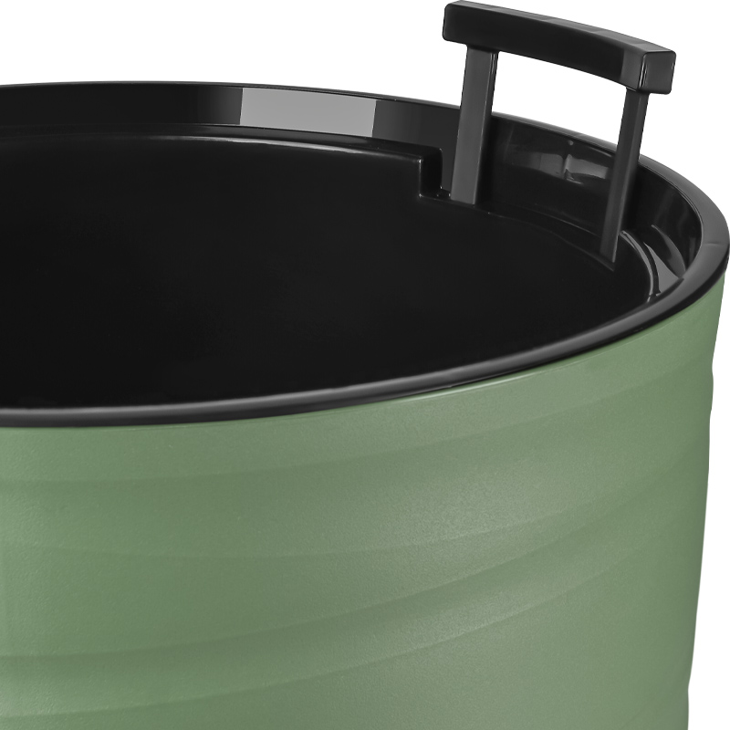 Кашпо Урбан высокое (оливковый)_2