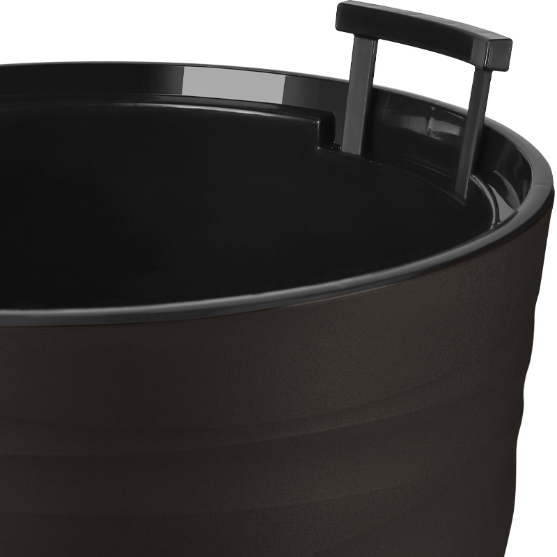 Кашпо Урбан среднее (коричневый)_2